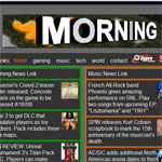 Morning home page site example